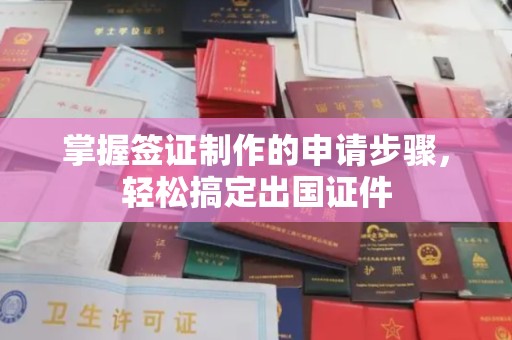 福鼎掌握签证制作的申请步骤，轻松搞定出国证件