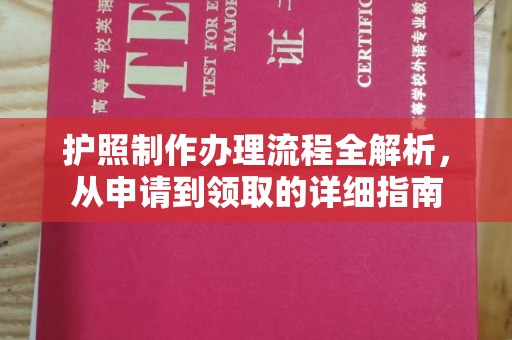 福鼎护照制作办理流程全解析，从申请到领取的详细指南