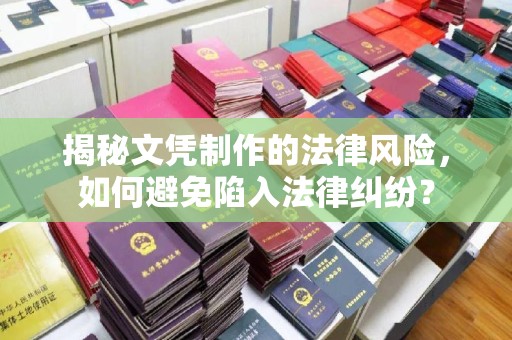 福鼎揭秘文凭制作的法律风险，如何避免陷入法律纠纷？