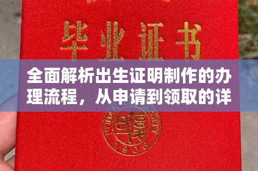 福鼎全面解析出生证明制作的办理流程，从申请到领取的详细指南
